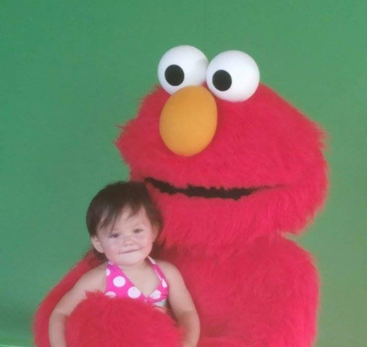 Baby Isabella with Elmo