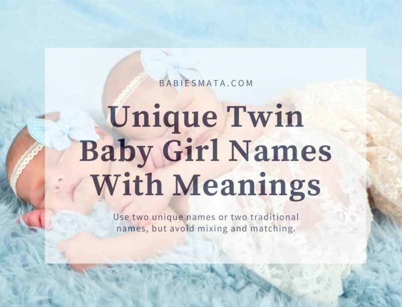 Beautiful Names for Twin Girls Babiesmata