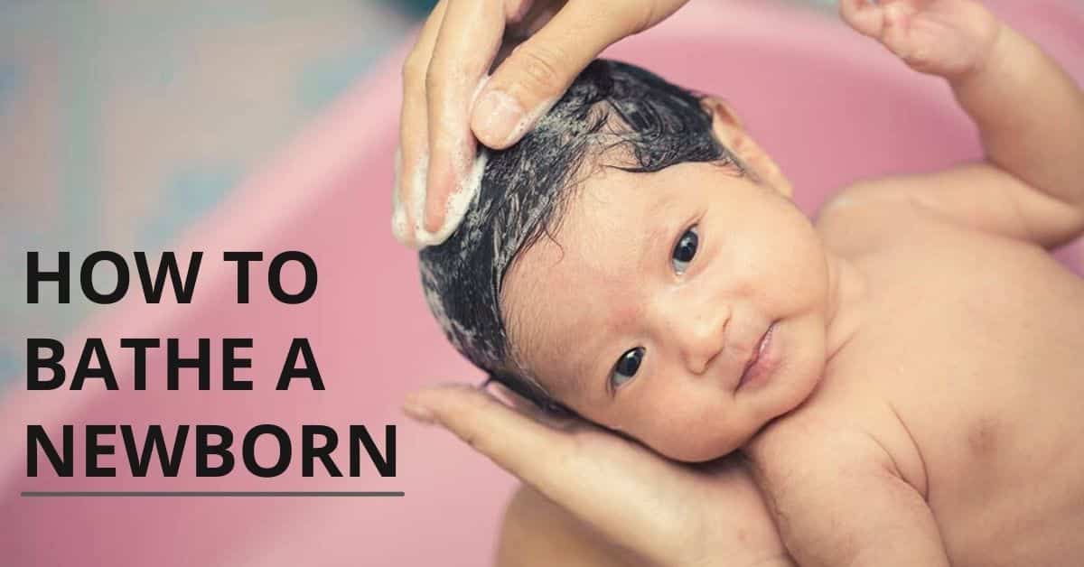 newborn bath